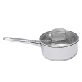 Household Stainless Steel Saucepans with Glass Lids